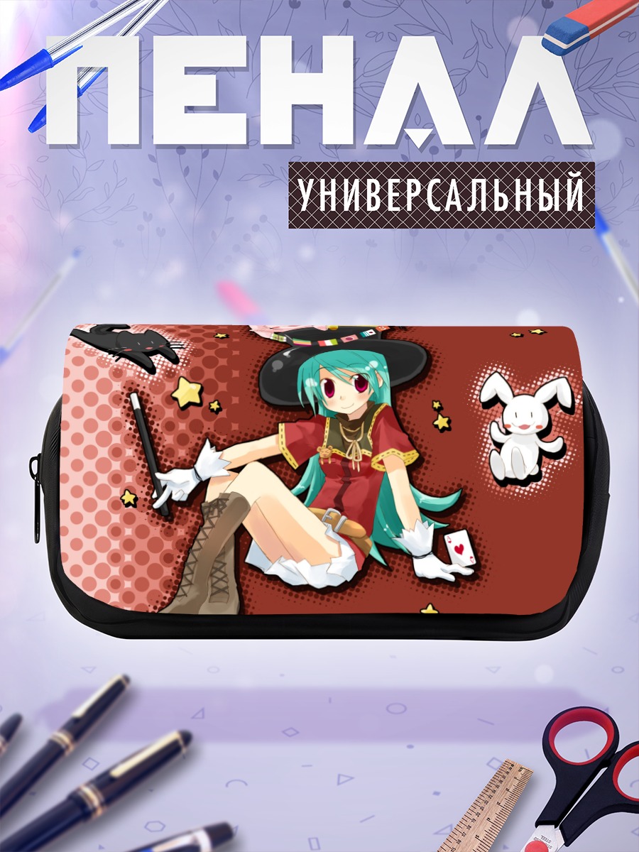 Пенал-косметичка Кошка в шляпе
