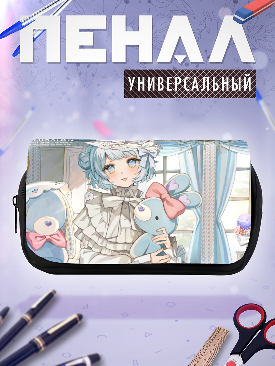 Пенал-косметичка Мику Хацунэ с зайцем