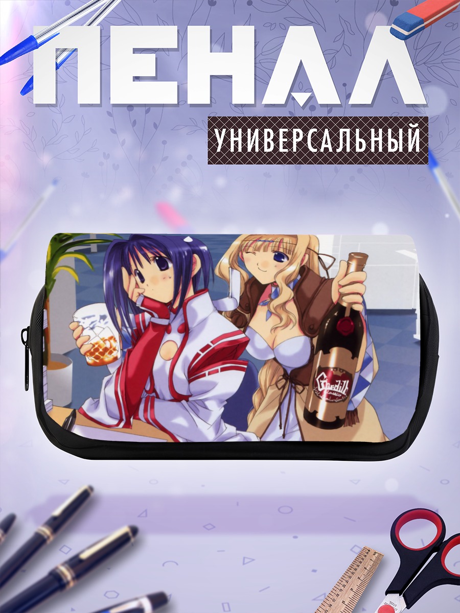 Пенал-косметичка Мику Хацунэ и подруга
