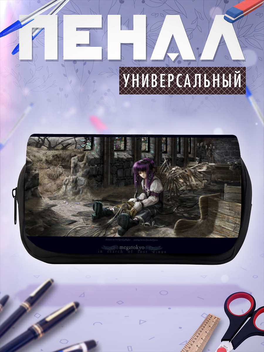 Пенал-косметичка Михо Тохья в руинах