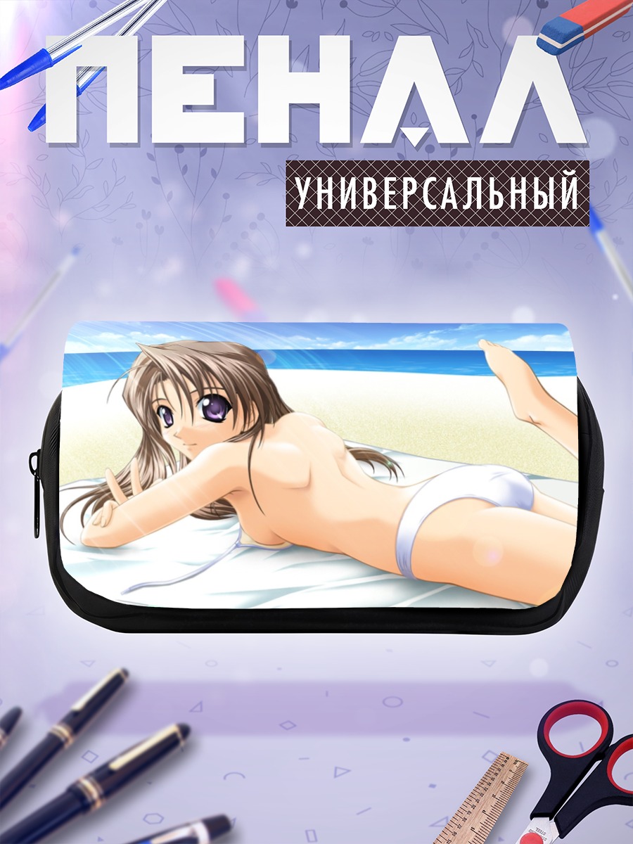 Пенал-косметичка Мичиру Амамия на пляже