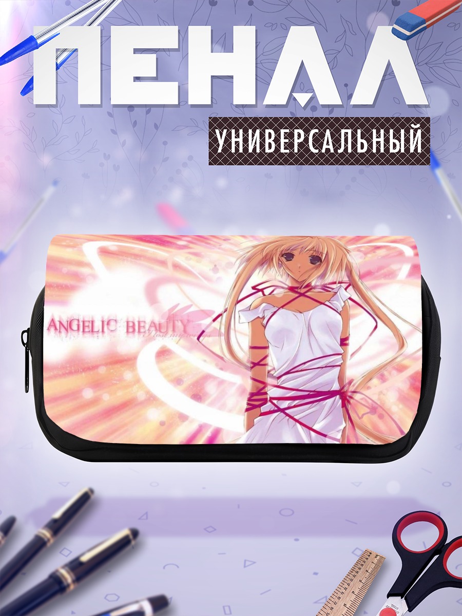 Пенал-косметичка Линария Фаленопсис в лентах