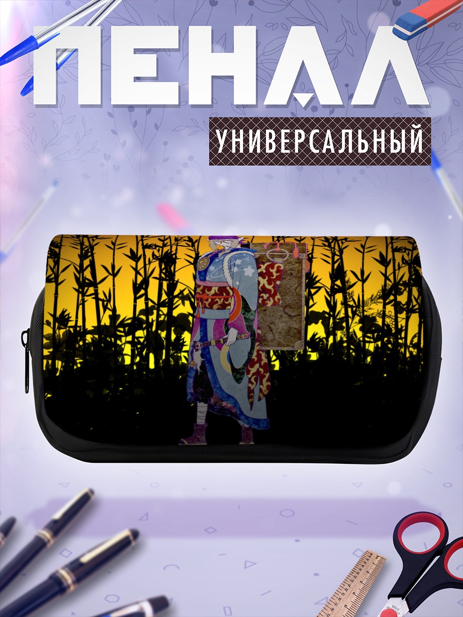 Пенал-косметичка Кусуриури в бамбуке