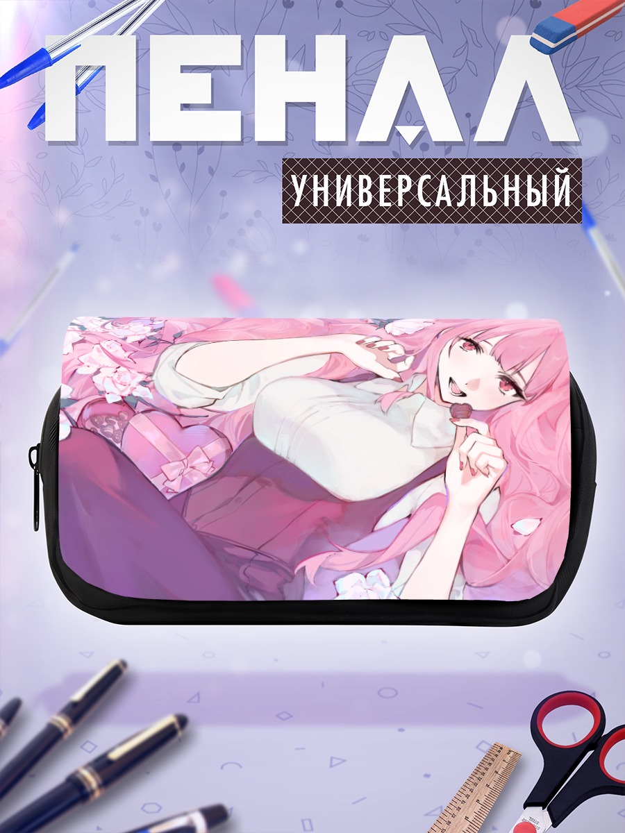 Пенал-косметичка Мори Каллиопа в цветах