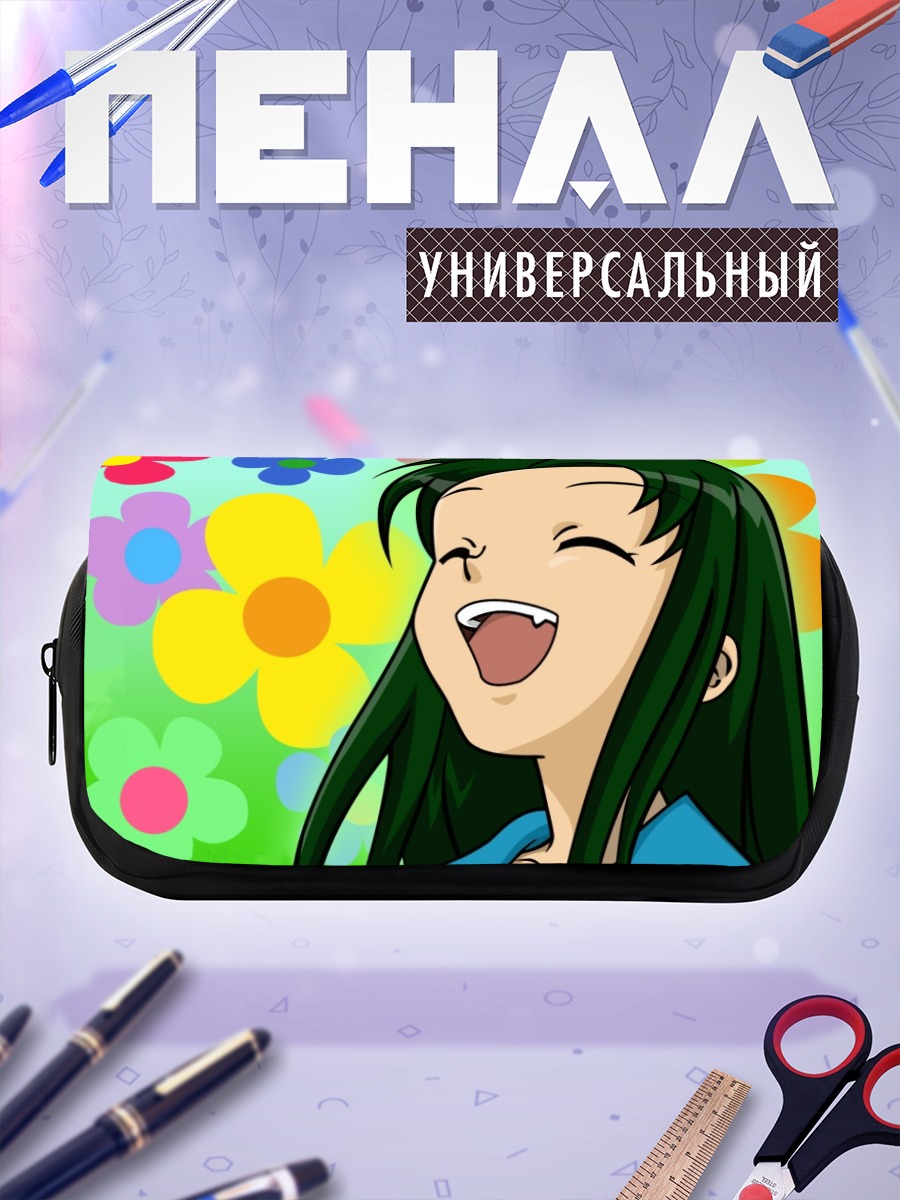 Пенал-косметичка Цуруя в цветах