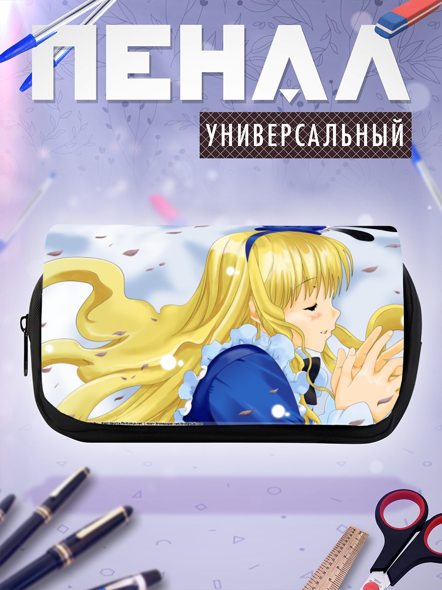 Пенал-косметичка Комачи Онодзука в лепестках