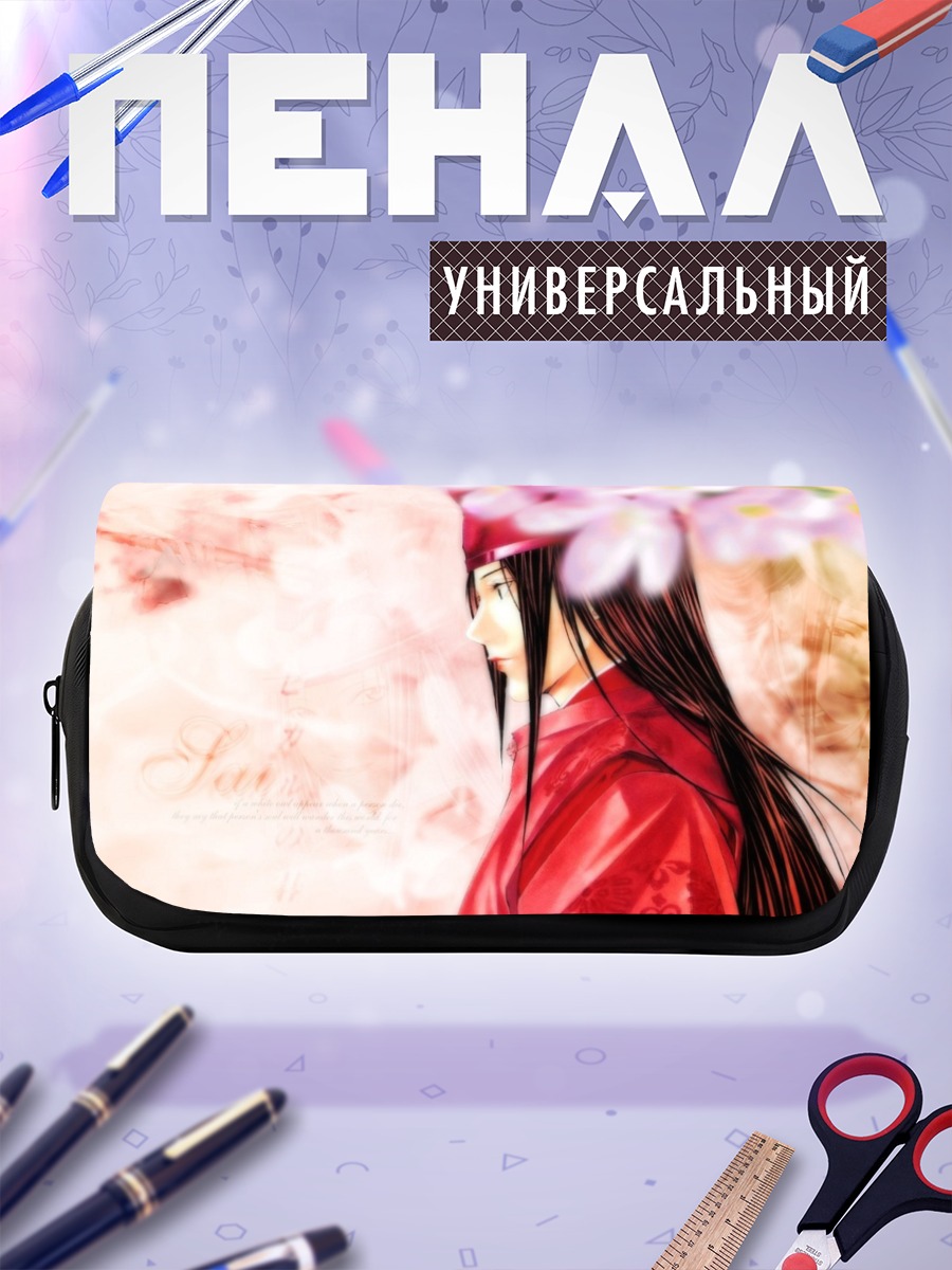 Пенал-косметичка Фудзивара но Сай в цветах