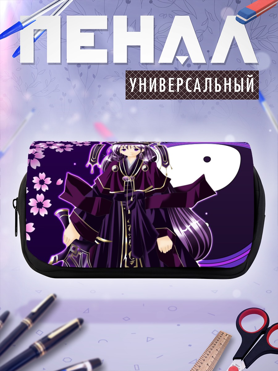 Пенал-косметичка Воительница в сакуре