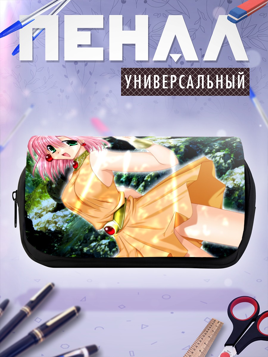 Пенал-косметичка Девушка в лесу