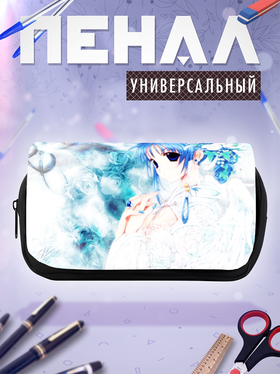 Пенал-косметичка Мику Хацунэ в белом