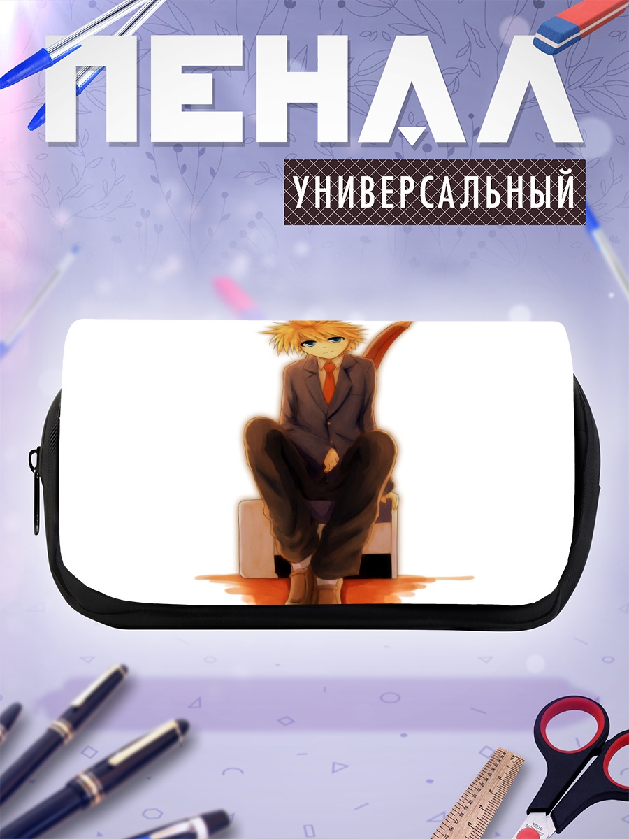 Пенал-косметичка Лен Кагамин с карандашом