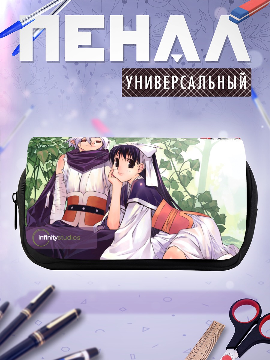 Пенал-косметичка Мику Хацунэ в лесу
