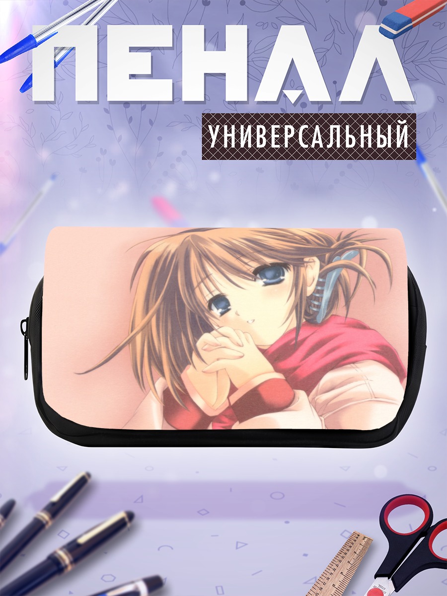 Пенал-косметичка Манака Комаки в шарфе