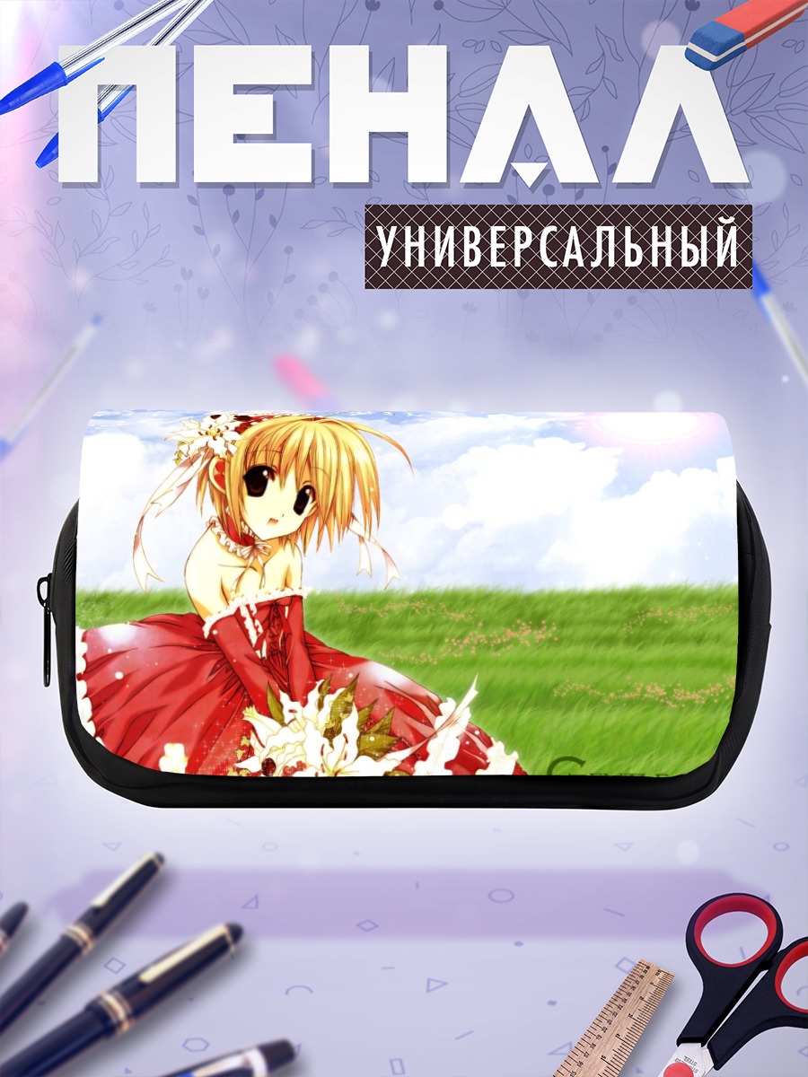 Пенал-косметичка Девочка в красном
