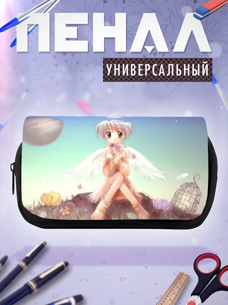 Пенал-косметичка Ангел в цветах
