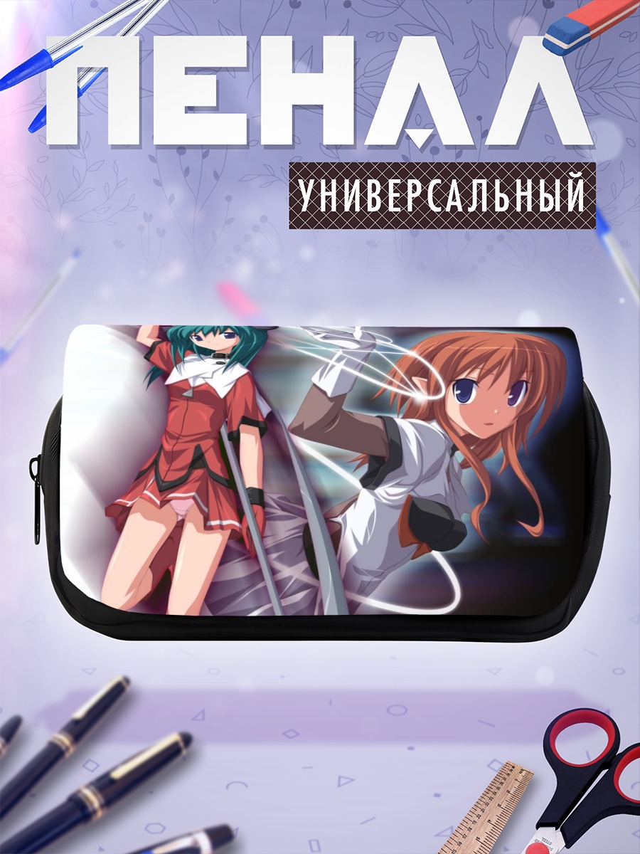 Пенал-косметичка Мику Хацунэ и подруга