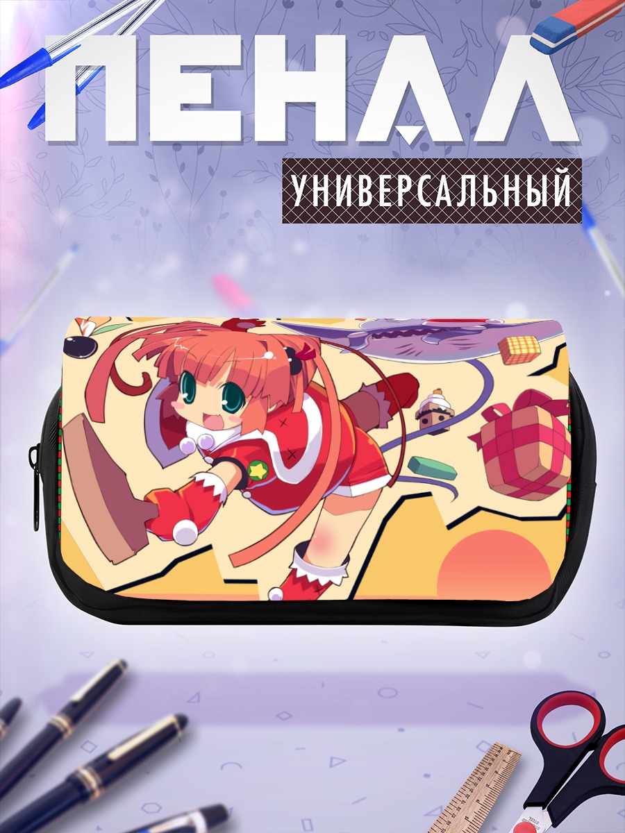 Пенал-косметичка Луна в новогоднем