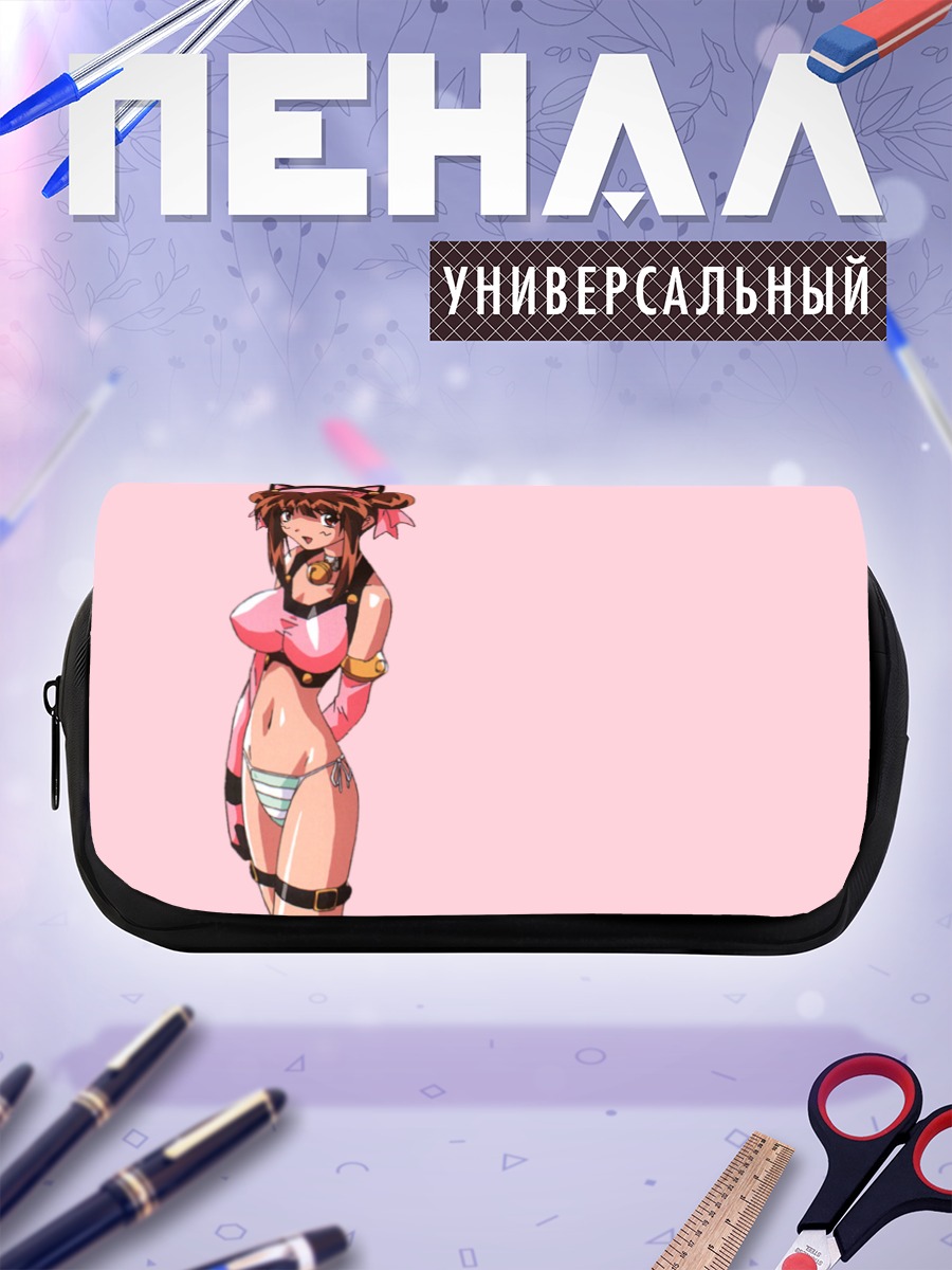 Пенал-косметичка Нанако в розовом
