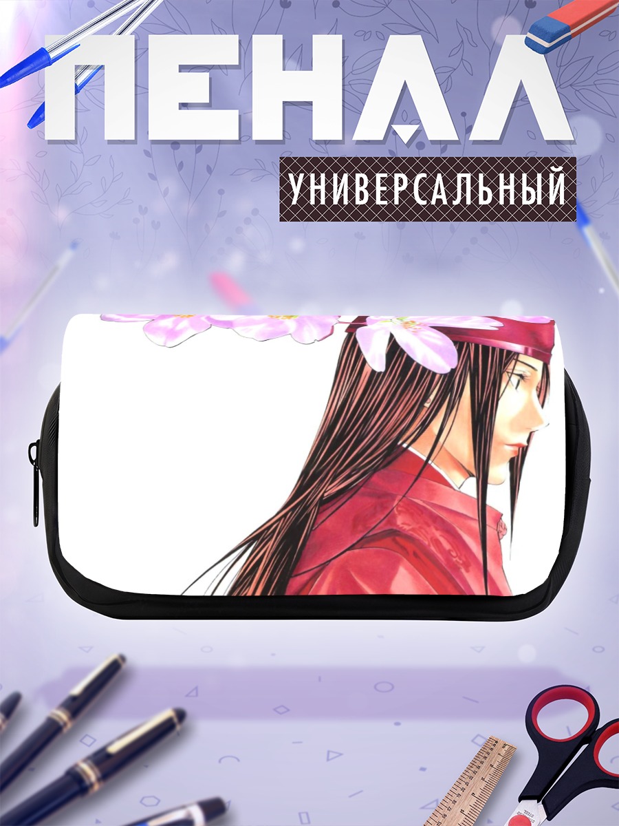 Пенал-косметичка Фудзивара но Сай в цветах
