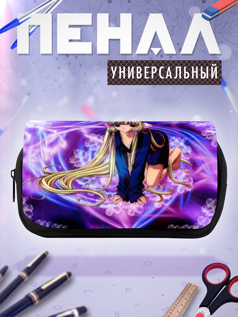 Пенал-косметичка Чии в цветах