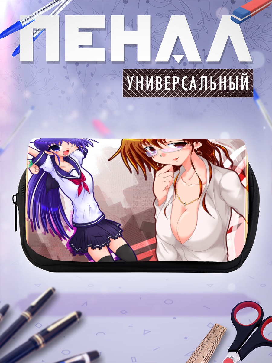 Пенал-косметичка Мику Хацунэ и подруга