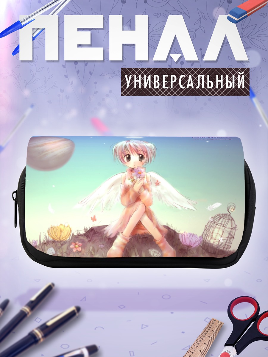 Пенал-косметичка Ангел в цветах