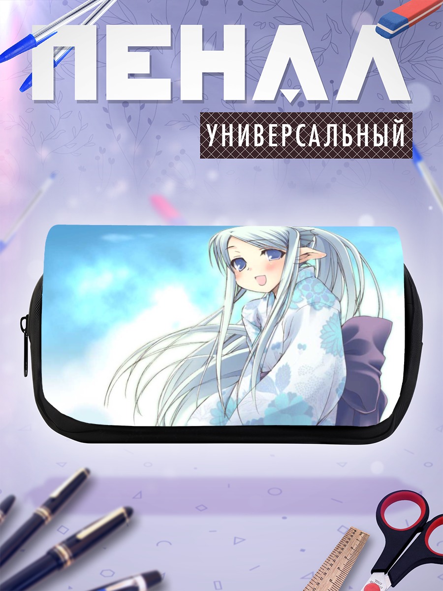 Пенал-косметичка Девушка в кимоно