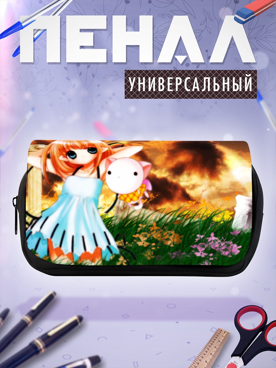 Пенал-косметичка Куруру в цветах