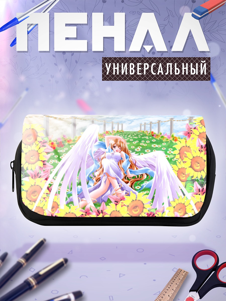 Пенал-косметичка Ангел в подсолнухах
