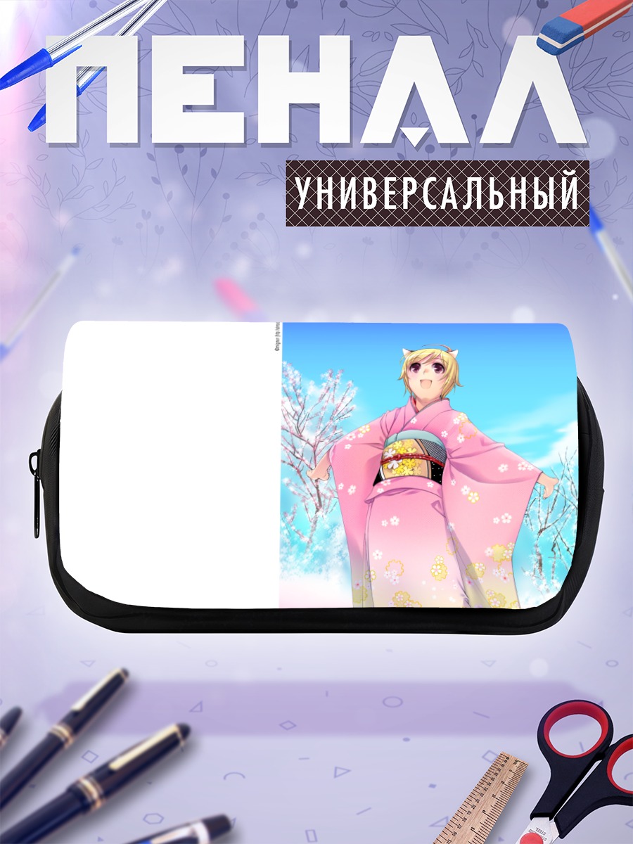 Пенал-косметичка Кошкодевочка в кимоно