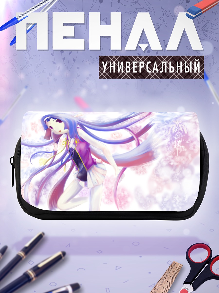 Пенал-косметичка Наги в цветах