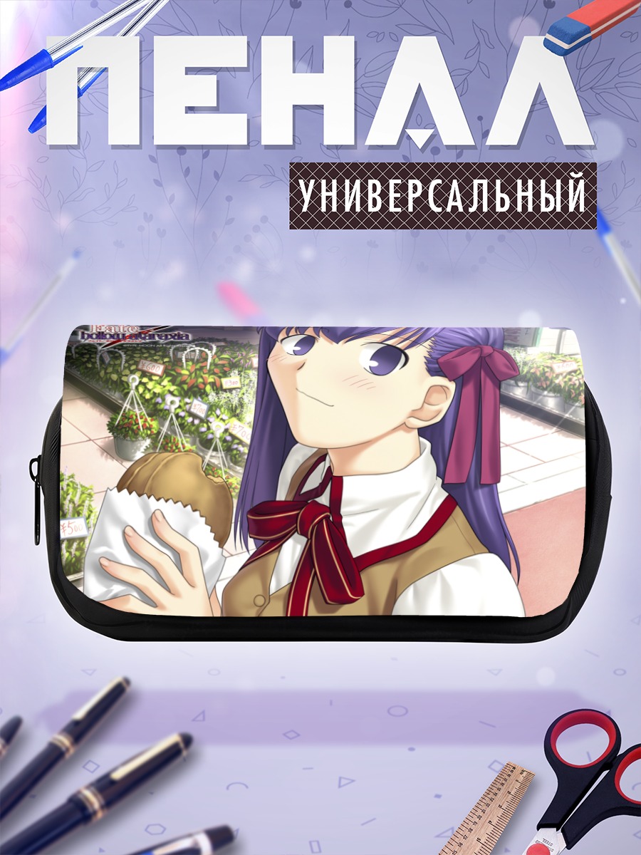 Пенал-косметичка Сакура Мато с булочкой