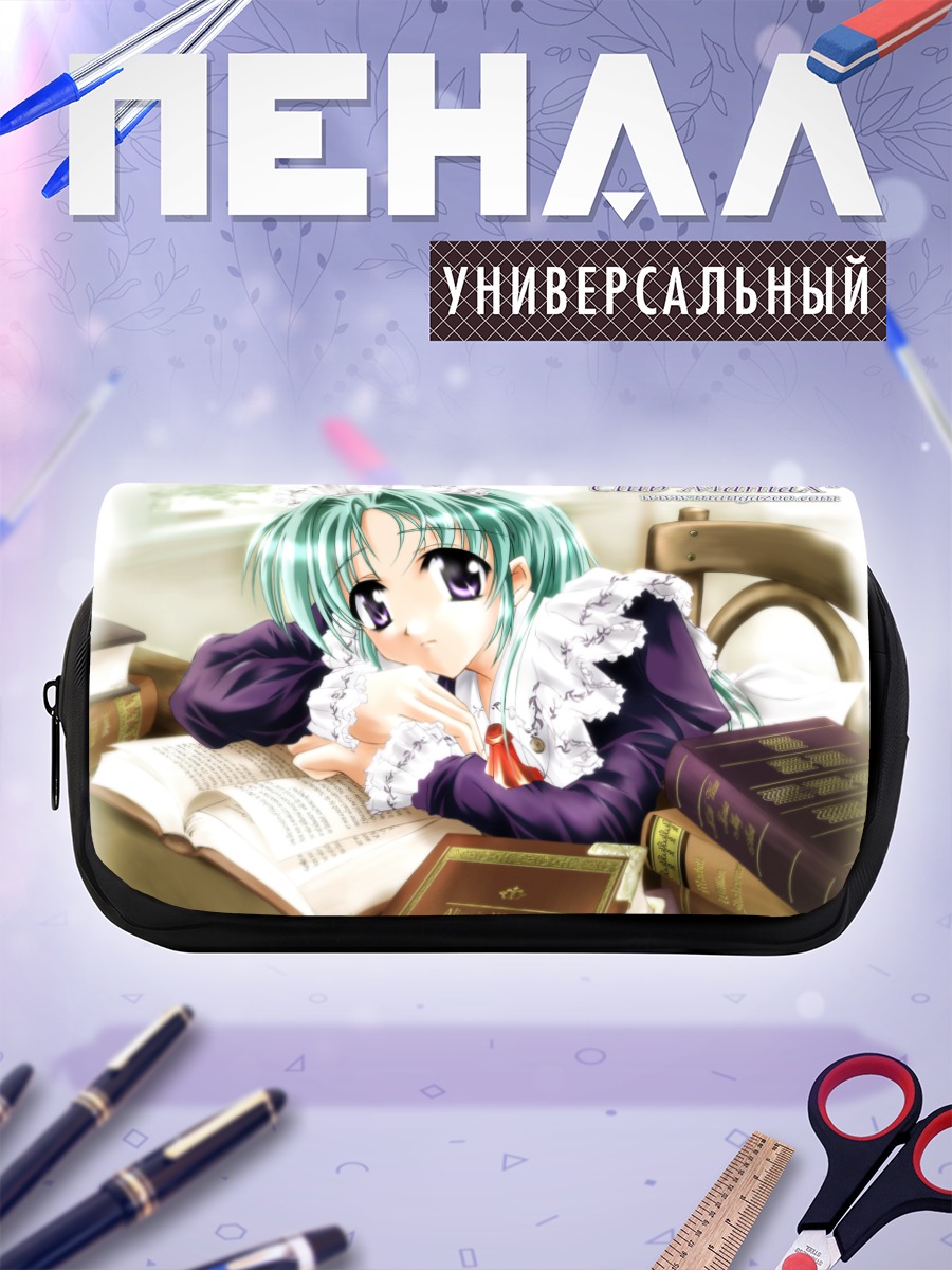 Пенал-косметичка Мику Хацунэ с книгами