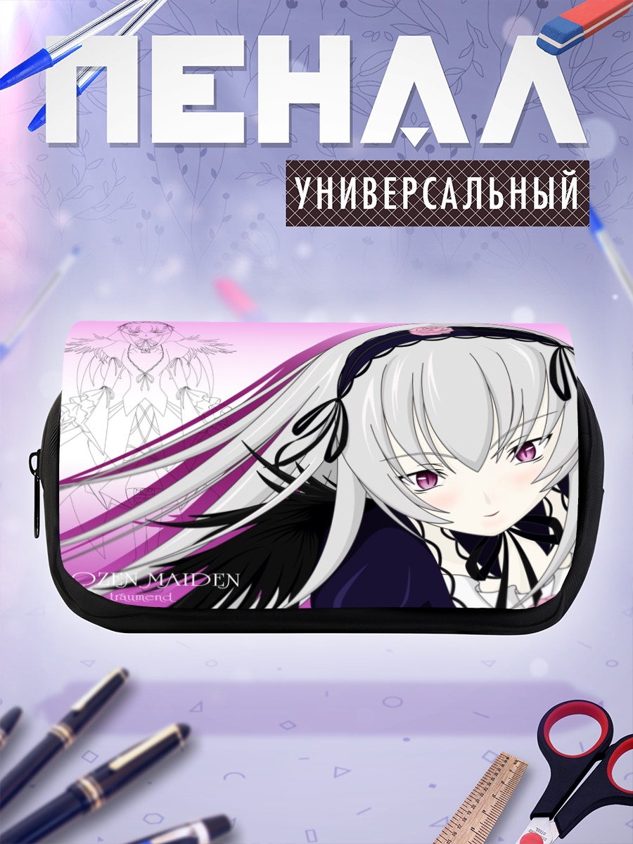 Пенал-косметичка Суигинто в кружевах