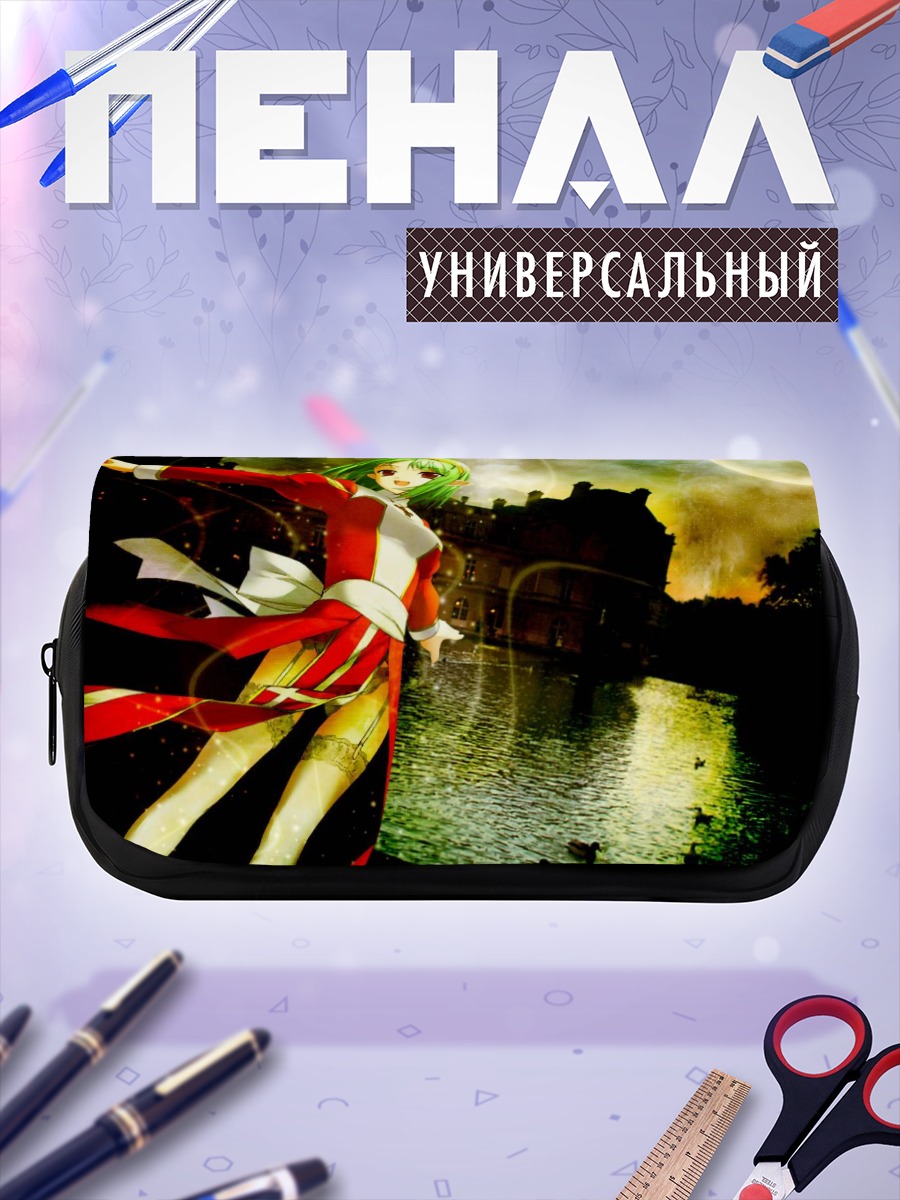 Пенал-косметичка Мику Хацунэ у замка