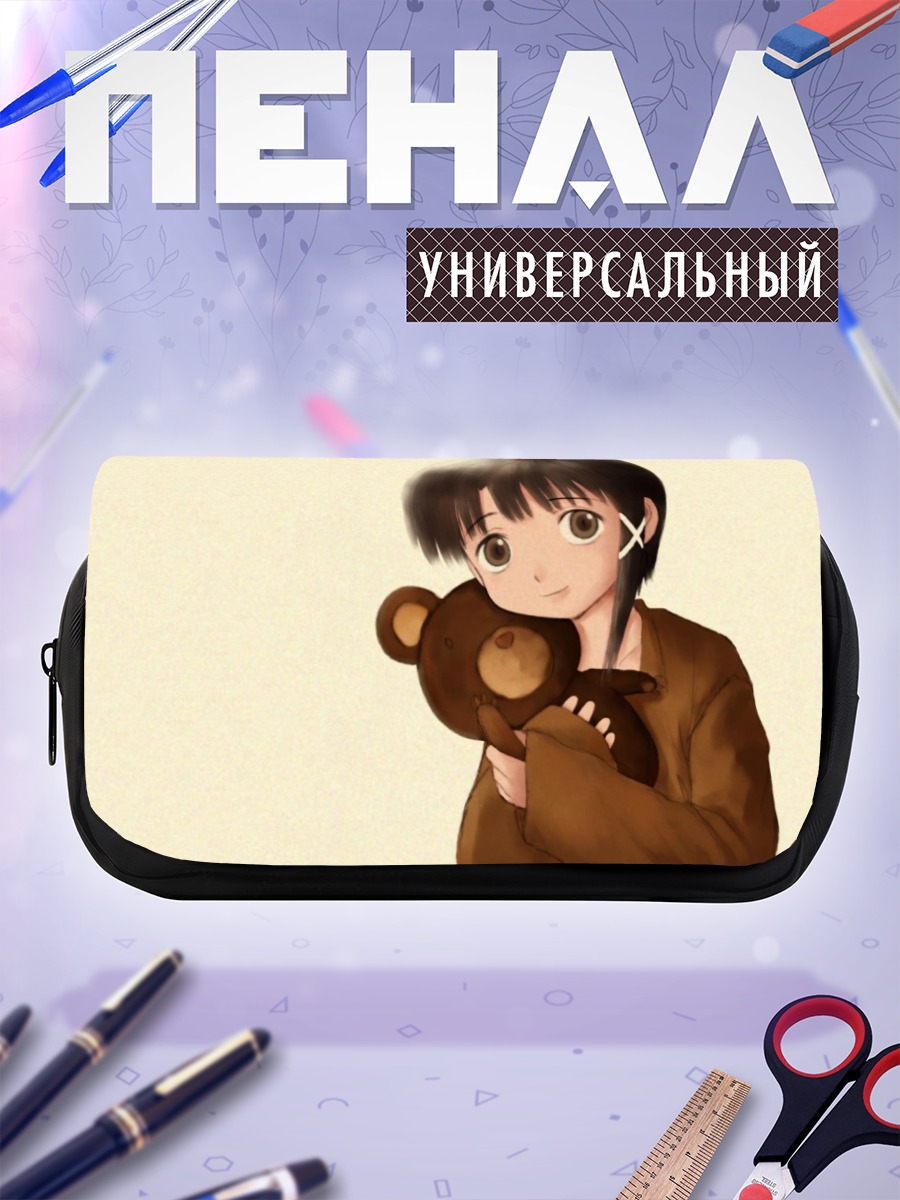 Пенал-косметичка Лэйн Ивакура с мишкой