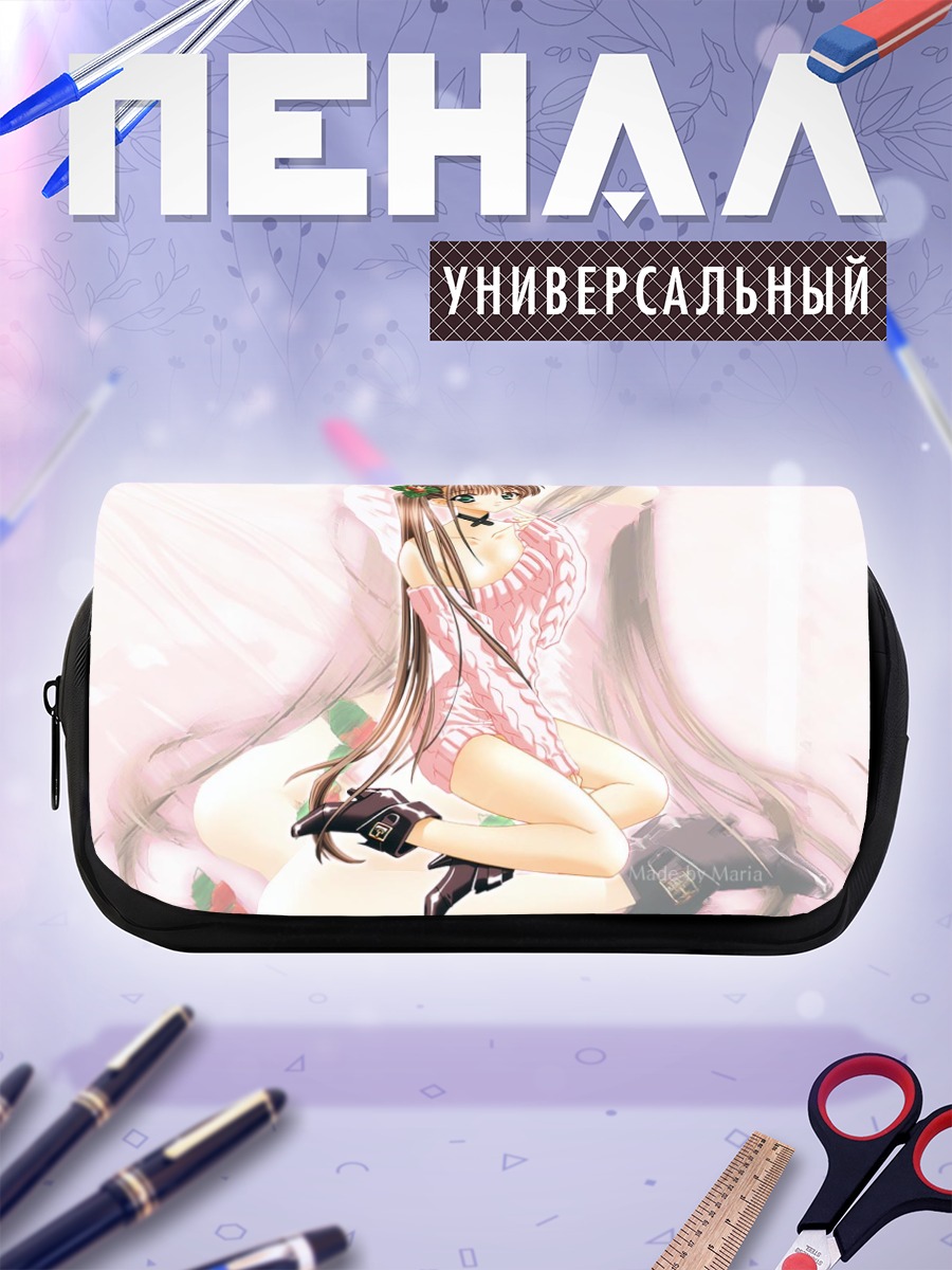 Пенал-косметичка Мику Хацунэ в розовом
