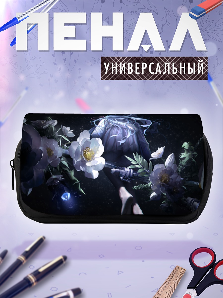 Пенал-косметичка Цветы в полночи