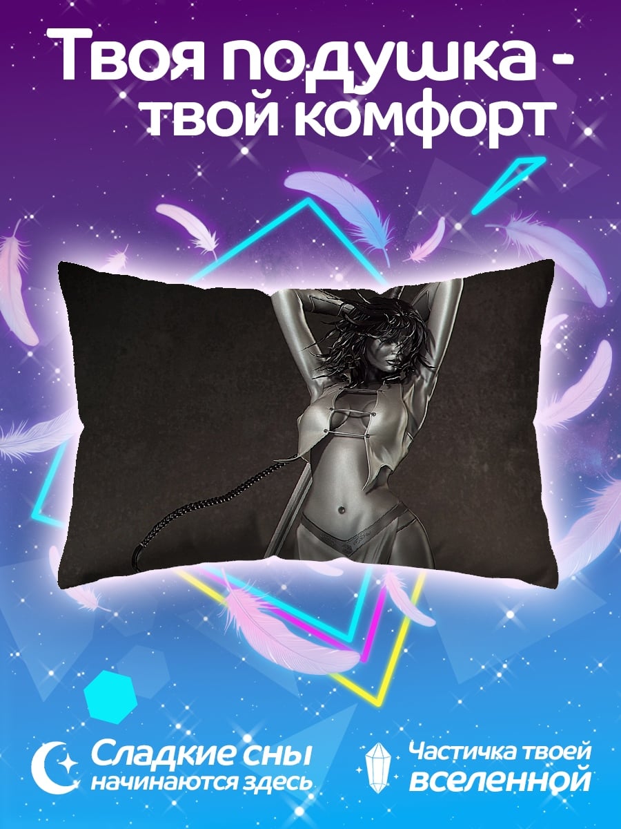 Подушка Серебряная воительница