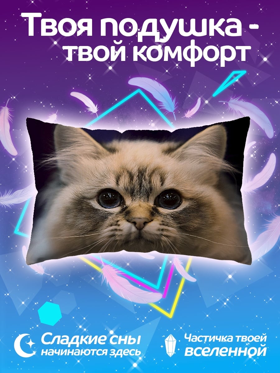 Подушка Пушистый кот