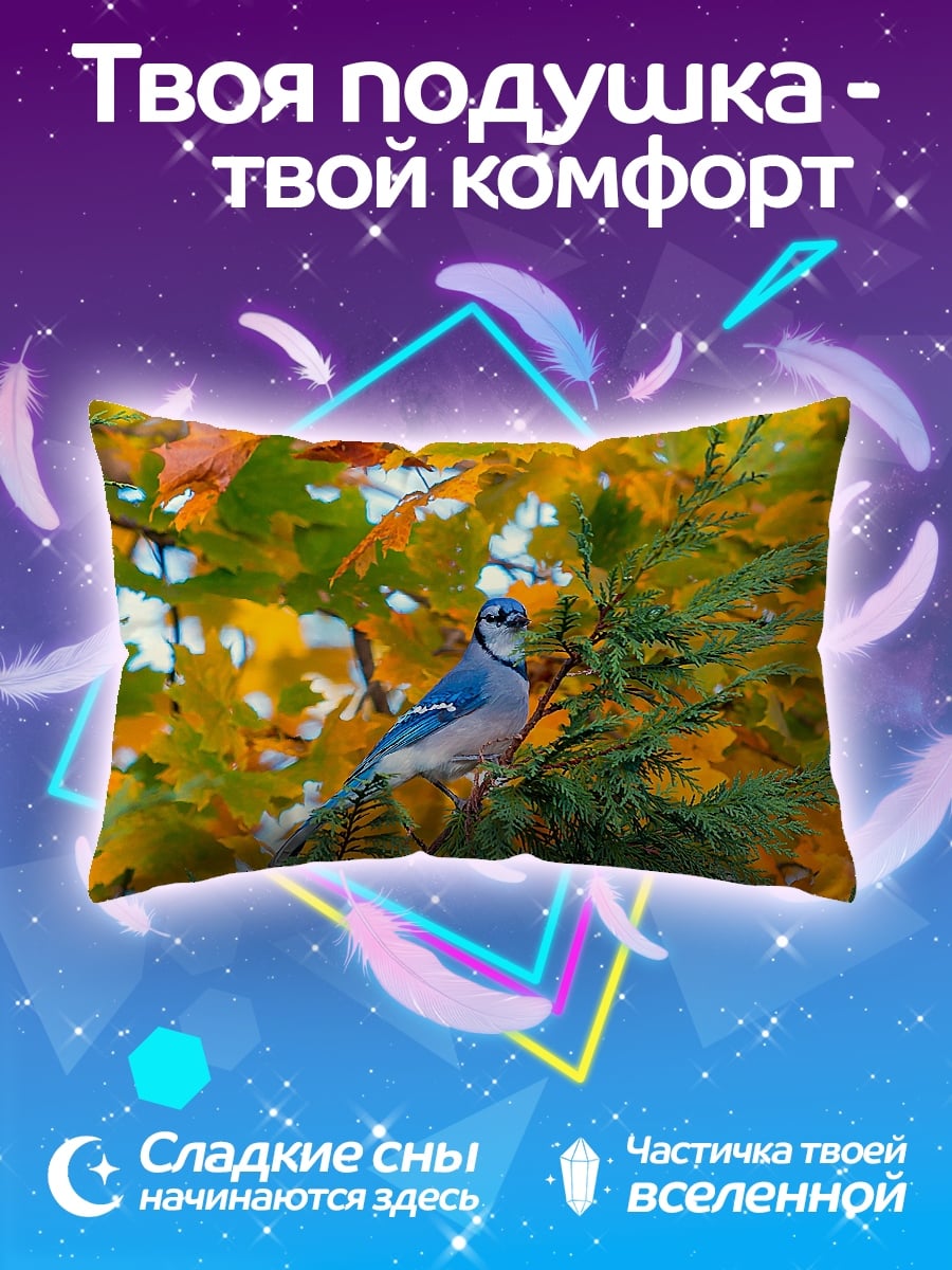 Подушка Сойка осенью