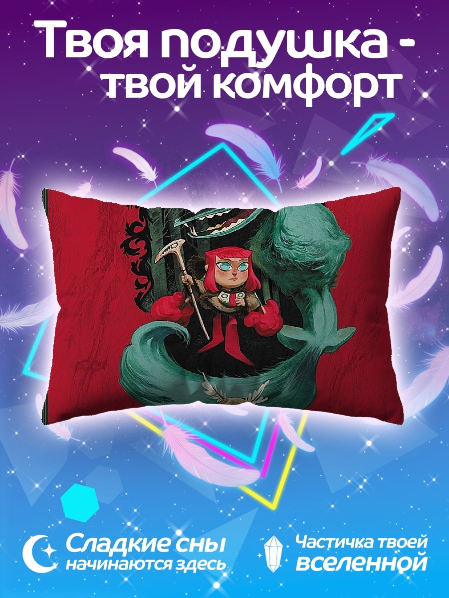 Подушка Девочка с косой