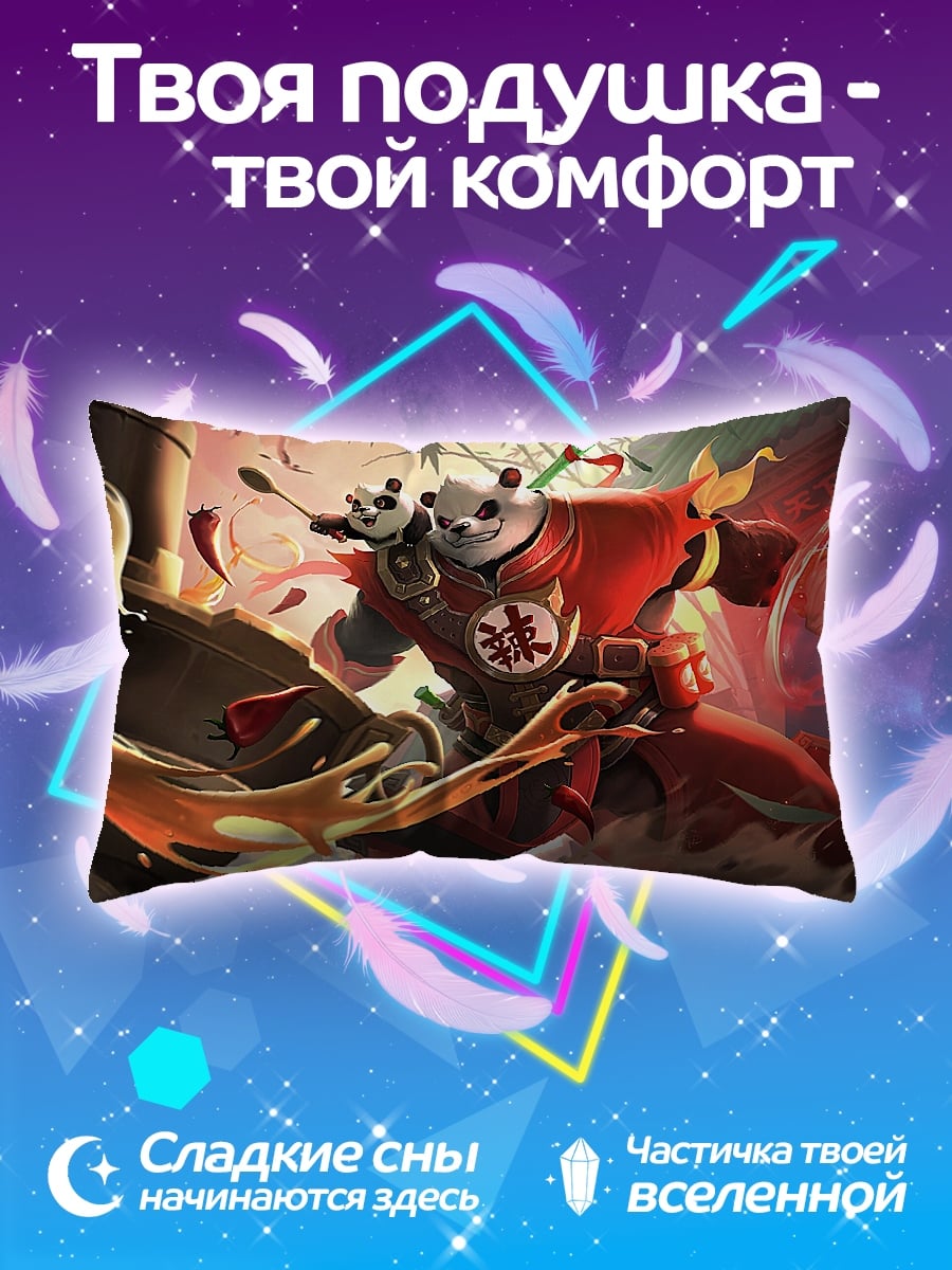 Подушка Панда воин
