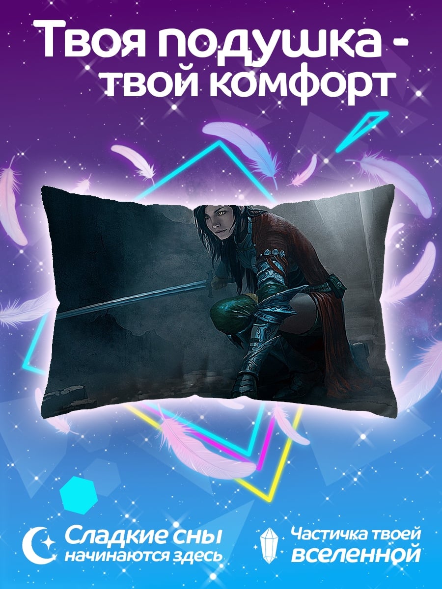 Подушка Воин с мечом