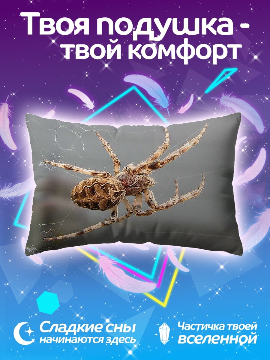 Подушка Паук на паутине