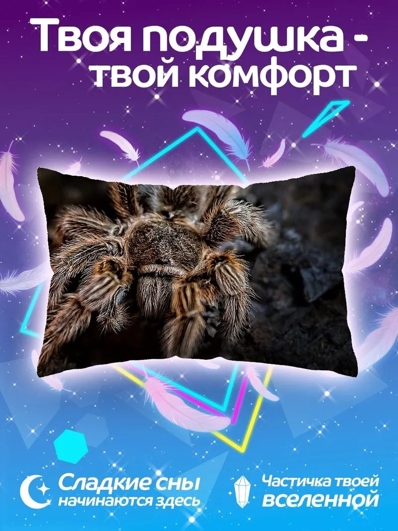 Подушка Тарантул на камне