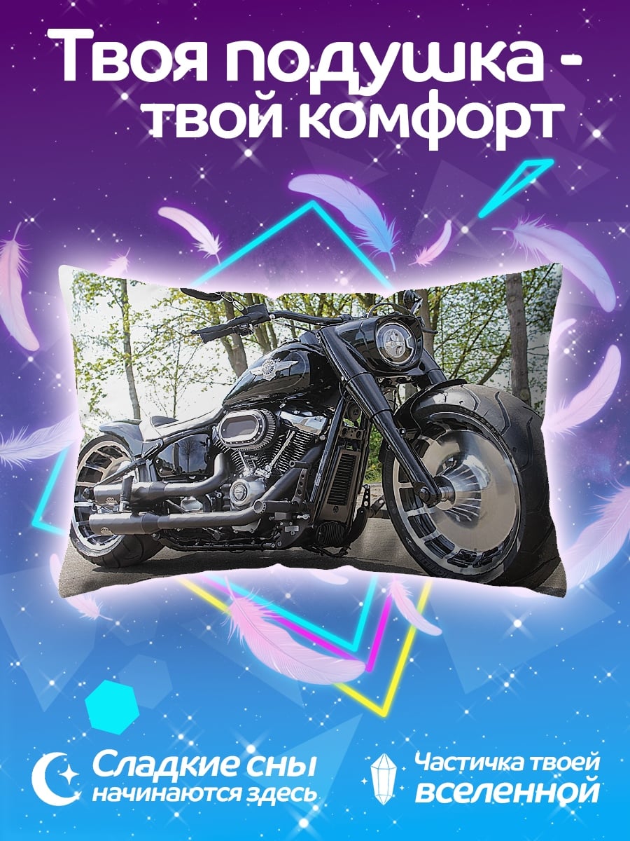 Подушка Черный байк