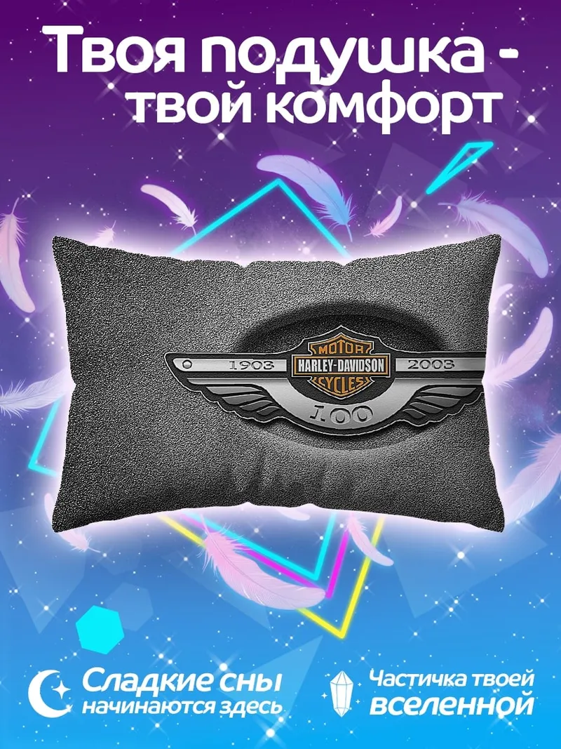 Подушка Harley Davidson 100