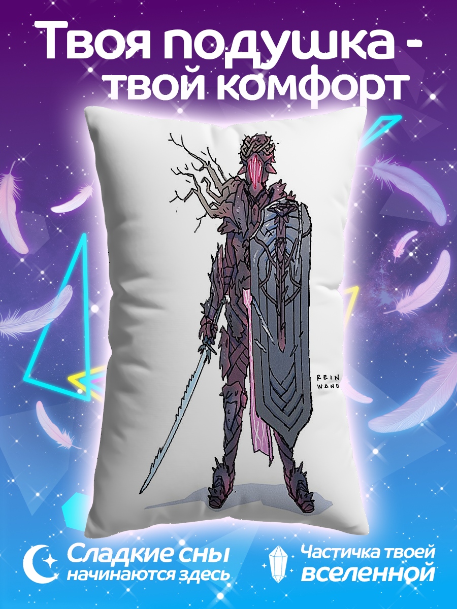 Подушка Воин леса щит