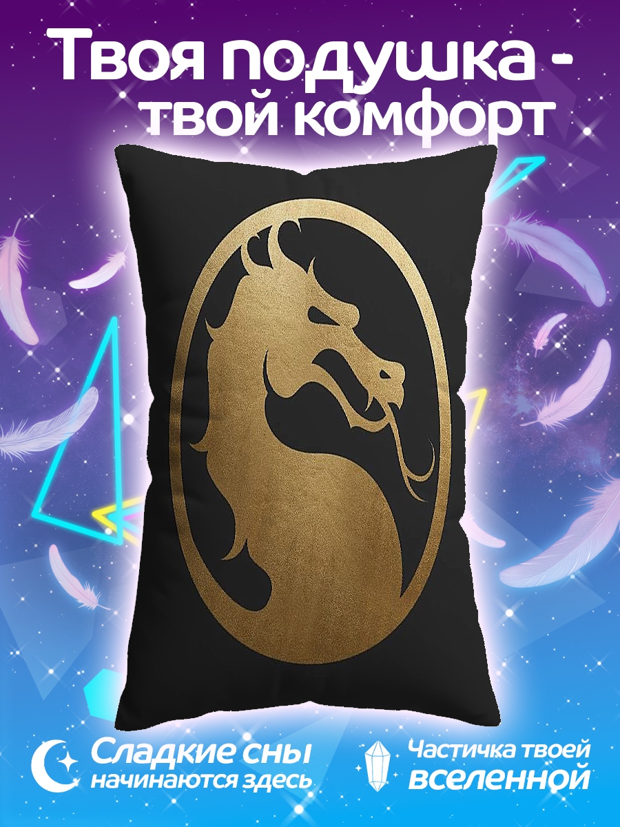 Подушка Логотип Mortal Kombat